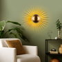 Opviq Lámpara de Pared Kaya Dorada